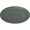 Ekena Millwork Temple Ceiling Medallion (Fits Canopies up to 9 1/4"), 24"OD x 1 5/8"P, Cloud Burst Crackle CM24TECBC - alternate 2
